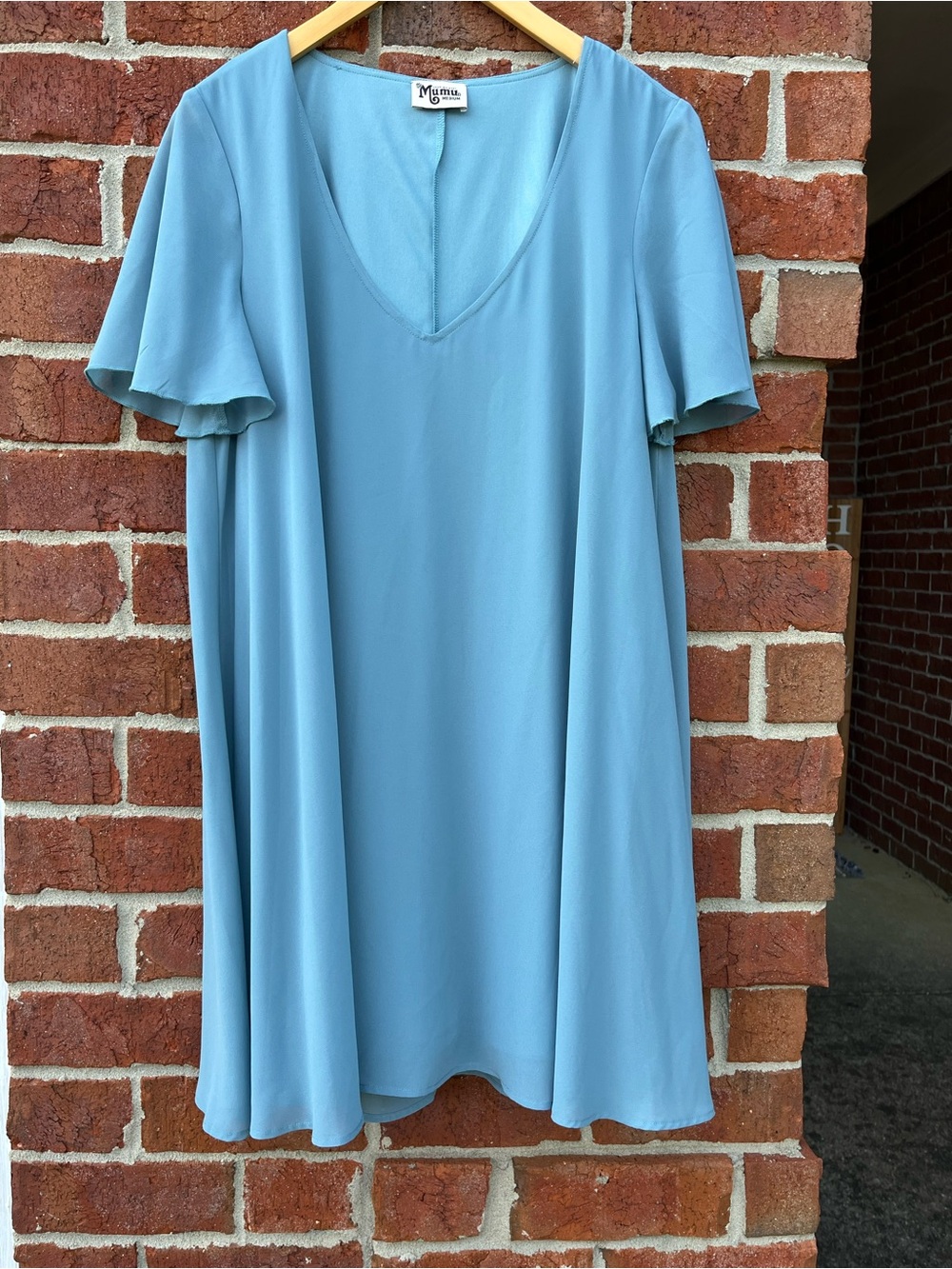 Show Me Your MuMu Sky Blue V-Neck Swing Tunic
